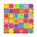 Multicolor Pop Smileys magnets