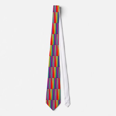 Multicolor Striped Tie by gryffynda
