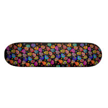 Multicolor Sugar Skulls Skate Decks