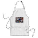 Multicolored light shower aprons