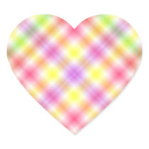 Multicolored Plaid Background Stickers