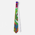 Multicolored Swirl Tie