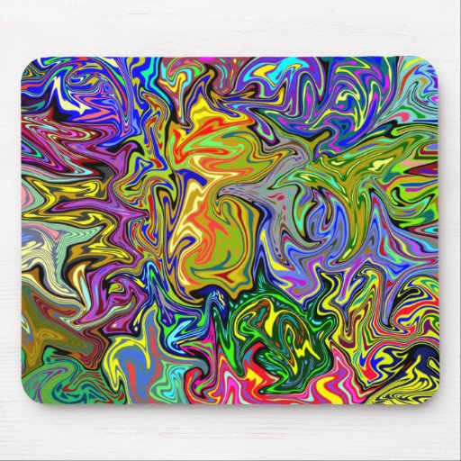 Multicolored Warp Mousepad