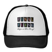 Multicolors Fling Before the Ring T-shirts Trucker Hat