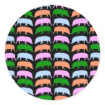 Multicoloured Hogs Sticker