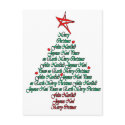 Multilanguage Chistmas Card Feliz Natal Tree postcards