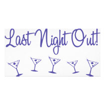 MultiMartini-LastNightOut-Ind Customized Photo Card