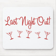 MultiMartini-LastNightOut-Red Mousepad