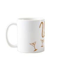 MultiMartini-Usher-Orng Coffee Mugs