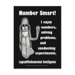 Multiple Intelligences - Number Smart postcards