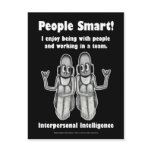 Multiple Intelligences - People Smart postcards