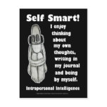 Multiple Intelligences - Self Smart postcards
