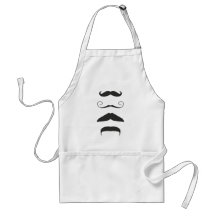 Multiple Moustache Aprons