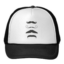 Multiple Moustache Mesh Hats