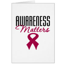Multiple Myeloma Awareness Matters Greeting Card