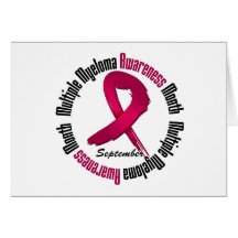 Multiple Myeloma Awareness Month Ribbon Cards
