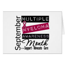 Multiple Myeloma Awareness Month Support Greeting Card