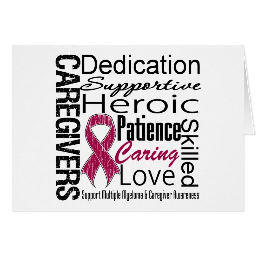 Multiple Myeloma Caregivers Collage Card