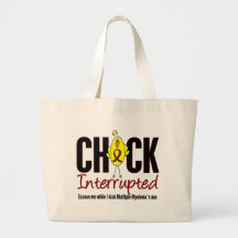 Multiple Myeloma Chick Interrupted Tote Bag