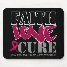 Multiple Myeloma Faith Love Cure Mouse Pad