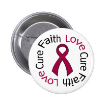 Multiple Myeloma Faith Love Cure Pin