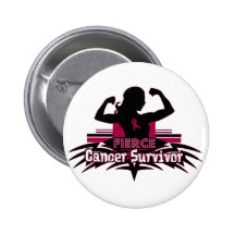 Multiple Myeloma Fierce Cancer Survivor Button