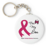 Multiple Myeloma For My Son keychains