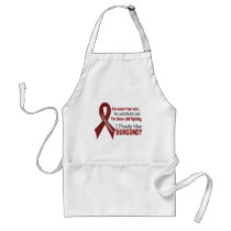 Multiple Myeloma I Proudly Wear Burgundy 1 Apron