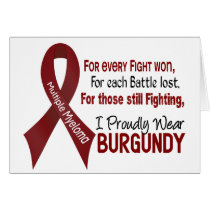 Multiple Myeloma I Proudly Wear Burgundy 1