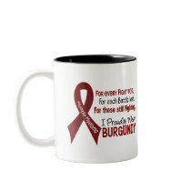 Multiple Myeloma I Proudly Wear Burgundy 1 Coffee Mug