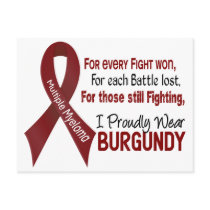 Multiple Myeloma I Proudly Wear Burgundy 1