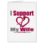 Multiple Myeloma I Support My Wife Card