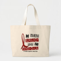MULTIPLE MYELOMA I Wear Burgundy Father-In-Law Tote Bags