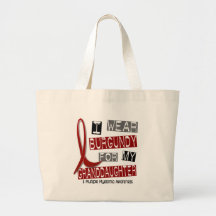 MULTIPLE MYELOMA I Wear Burgundy For Granddaughter Tote Bag