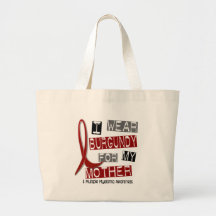 MULTIPLE MYELOMA I Wear Burgundy For My Mother 37 Canvas Bags
