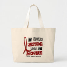 MULTIPLE MYELOMA I Wear Burgundy For My Son-In-Law Bag