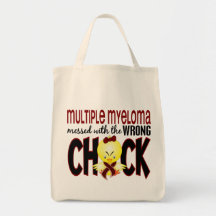 Multiple Myeloma Messed With The Wrong Chick Tote Bag