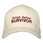 Multiple Myeloma Survivor embroidered hats