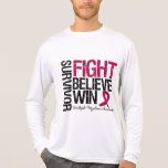 Multiple Myeloma Survivor Fight Believe Win Motto T Shirts