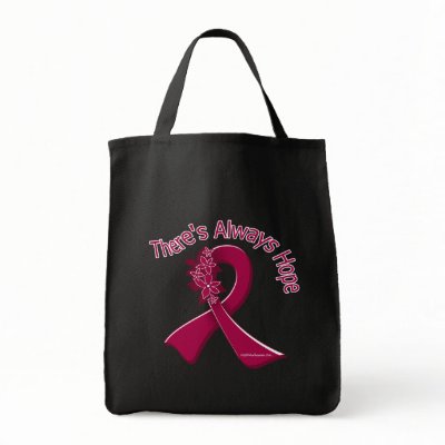 Multiple Myeloma There's Always Hope Floral Bag