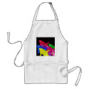 Multiple Orca Whales Multicolored -Reds Ahead aprons