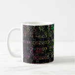 (multiple products selected) colourful numbers mugs