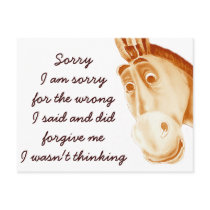 (multiple products selected) Donkey_ Post Card