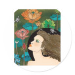 (multiple products selected)floWER &GIRL Round Sticker