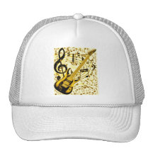(multiple products selected) Golden Guitar_ Trucker Hats