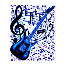 (multiple products selected) Guitar rocker_ Postcard