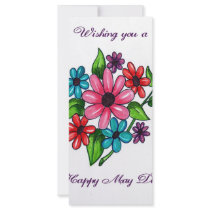 (multiple products selected)Happy May Day Personalized Rack Card