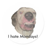 (multiple products selected) I Hate Mondays stickers