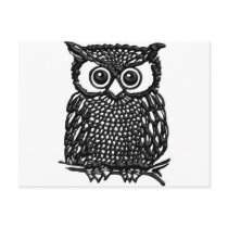 (multiple products selected)Owl Postcards