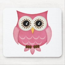 (multiple products selected)Pink Owls Mousepad